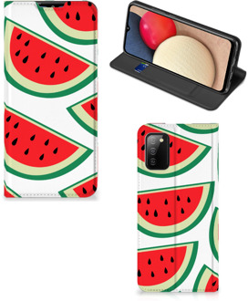 B2Ctelecom Hoesje ontwerpen Originele Cadeaus Samsung Galaxy M02s | A02s Smartphone Cover Watermelons