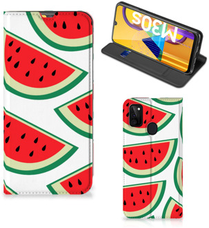 B2Ctelecom Hoesje ontwerpen Originele Cadeaus Samsung Galaxy M21 Smartphone Cover Watermelons