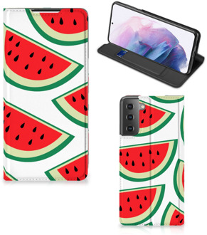 B2Ctelecom Hoesje ontwerpen Originele Cadeaus Samsung Galaxy S21 Plus Smartphone Cover Watermelons