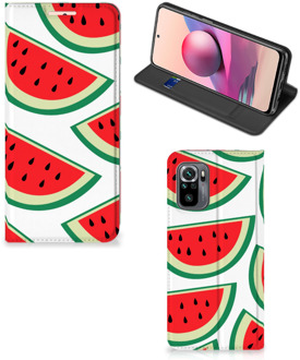 B2Ctelecom Hoesje ontwerpen Originele Cadeaus Xiaomi Redmi Note 10 4G | 10S Smartphone Cover Watermelons