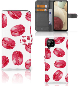 B2Ctelecom Hoesje ontwerpen Samsung Galaxy A12 GSM Hoesje Pink Macarons