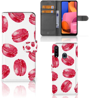 B2Ctelecom Hoesje ontwerpen Samsung Galaxy A20s GSM Hoesje Pink Macarons