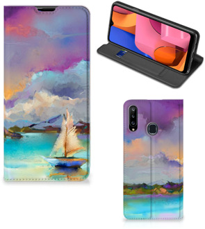 B2Ctelecom Hoesje ontwerpen Samsung Galaxy A20s Smartphone Hoesje Boot