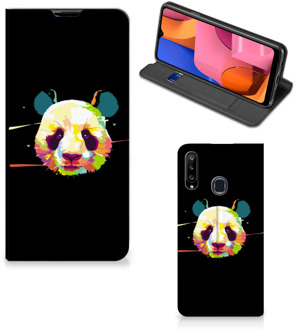 B2Ctelecom Hoesje ontwerpen Samsung Galaxy A20s Telefoontas Sinterklaas Cadeautje Panda Color