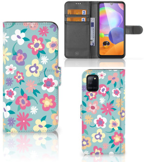 B2Ctelecom Hoesje ontwerpen Samsung Galaxy A31 GSM Cover Flower Power