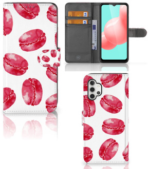 B2Ctelecom Hoesje ontwerpen Samsung Galaxy A32 5G GSM Hoesje Pink Macarons