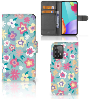 B2Ctelecom Hoesje ontwerpen Samsung Galaxy A52 GSM Cover Flower Power