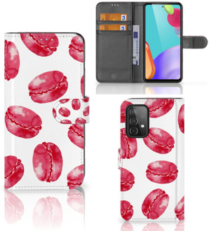 B2Ctelecom Hoesje ontwerpen Samsung Galaxy A52 GSM Hoesje Pink Macarons