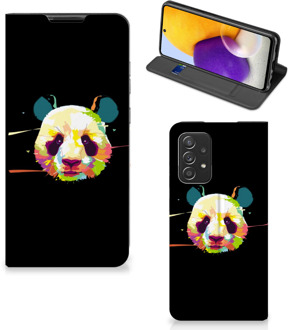 B2Ctelecom Hoesje ontwerpen Samsung Galaxy A72 (5G/4G) Telefoontas Sinterklaas Cadeautje Panda Color