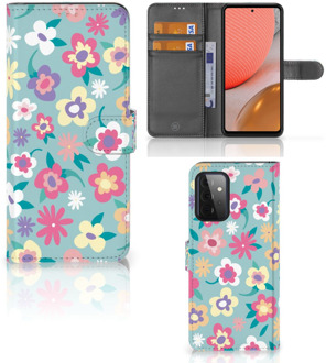 B2Ctelecom Hoesje ontwerpen Samsung Galaxy A72 GSM Cover Flower Power