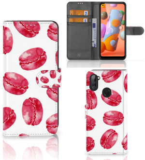 B2Ctelecom Hoesje ontwerpen Samsung Galaxy M11 | A11 GSM Hoesje Pink Macarons