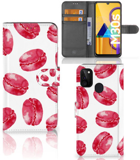 B2Ctelecom Hoesje ontwerpen Samsung Galaxy M21 GSM Hoesje Pink Macarons