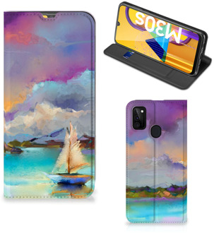 B2Ctelecom Hoesje ontwerpen Samsung Galaxy M21 Smartphone Hoesje Boot