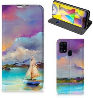 B2Ctelecom Hoesje ontwerpen Samsung Galaxy M31 Smartphone Hoesje Boot