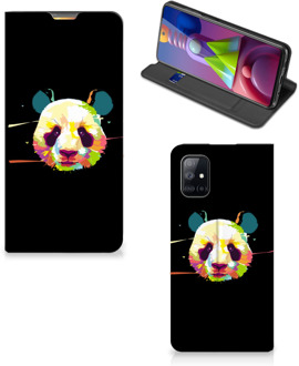 B2Ctelecom Hoesje ontwerpen Samsung Galaxy M51 Telefoontas Sinterklaas Cadeautje Panda Color