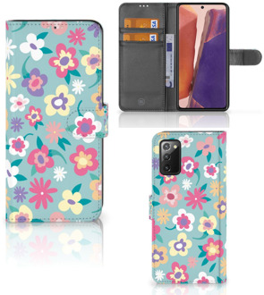 B2Ctelecom Hoesje ontwerpen Samsung Galaxy Note 20 GSM Cover Flower Power