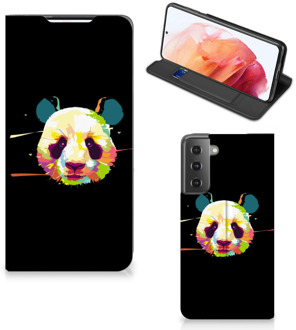 B2Ctelecom Hoesje ontwerpen Samsung Galaxy S21 Telefoontas Sinterklaas Cadeautje Panda Color