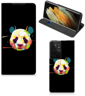 B2Ctelecom Hoesje ontwerpen Samsung Galaxy S21 Ultra Telefoontas Sinterklaas Cadeautje Panda Color