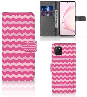 B2Ctelecom Hoesje ontwerpen Samsung Note 10 Lite GSM Hoesje ontwerpen Waves Pink