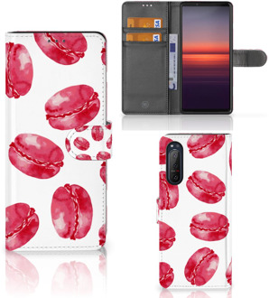 B2Ctelecom Hoesje ontwerpen Sony Xperia 5II GSM Hoesje Pink Macarons