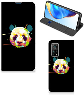 B2Ctelecom Hoesje ontwerpen Xiaomi Mi 10T | 10T Pro Telefoontas Sinterklaas Cadeautje Panda Color