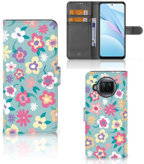 B2Ctelecom Hoesje ontwerpen Xiaomi Mi 10T Lite GSM Cover Flower Power