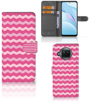 B2Ctelecom Hoesje ontwerpen Xiaomi Mi 10T Lite GSM Hoesje ontwerpen Waves Pink