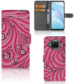 B2Ctelecom Hoesje ontwerpen Xiaomi Mi 10T Lite GSM Hoesje Swirl Pink