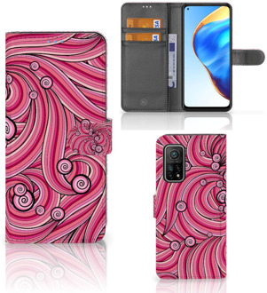 B2Ctelecom Hoesje ontwerpen Xiaomi Mi 10T Pro | Mi 10T GSM Hoesje Swirl Pink