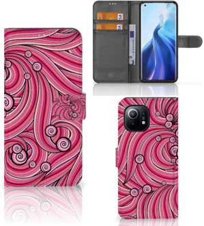 B2Ctelecom Hoesje ontwerpen Xiaomi Mi 11 GSM Hoesje Swirl Pink