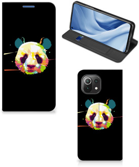 B2Ctelecom Hoesje ontwerpen Xiaomi Mi 11 Lite Telefoontas Sinterklaas Cadeautje Panda Color