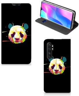 B2Ctelecom Hoesje ontwerpen Xiaomi Mi Note 10 Lite Telefoontas Sinterklaas Cadeautje Panda Color