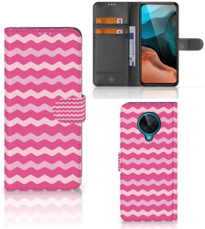 B2Ctelecom Hoesje ontwerpen Xiaomi Poco F2 Pro GSM Hoesje ontwerpen Waves Pink