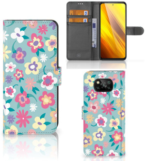 B2Ctelecom Hoesje ontwerpen Xiaomi Poco X3 GSM Cover Flower Power