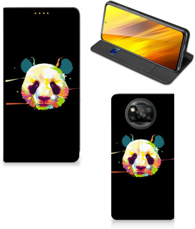 B2Ctelecom Hoesje ontwerpen Xiaomi Poco X3 Telefoontas Sinterklaas Cadeautje Panda Color