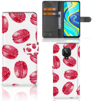 B2Ctelecom Hoesje ontwerpen Xiaomi Redmi Note 9 Pro | Note 9S GSM Hoesje Pink Macarons