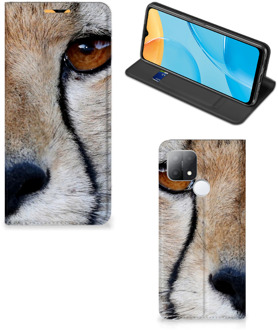 B2Ctelecom Hoesje OPPO A15 Bookcase Cheetah