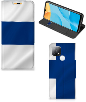 B2Ctelecom Hoesje OPPO A15 Bookcase Finse Vlag