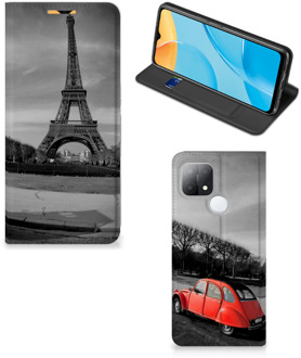 B2Ctelecom Hoesje OPPO A15 Wallet Case Eiffeltoren Parijs