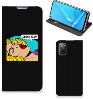 B2Ctelecom Hoesje OPPO A52 | A72 Bookcase Popart Oh Yes