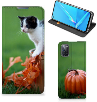 B2Ctelecom Hoesje OPPO A52 | A72 Flip Case Kitten