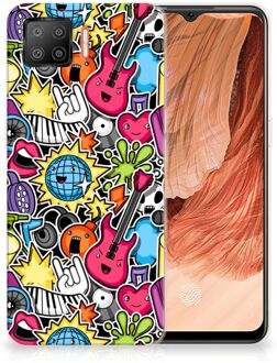 B2Ctelecom Hoesje OPPO A73 4G Telefoon Hoesje Punk Rock