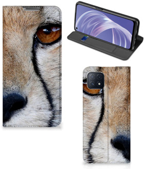 B2Ctelecom Hoesje OPPO A73 5G Bookcase Cheetah