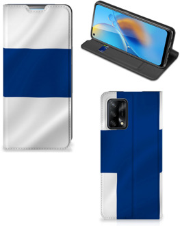 B2Ctelecom Hoesje OPPO A74 4G Bookcase Finse Vlag