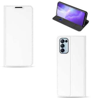 B2Ctelecom Hoesje OPPO Find X3 Lite Book Case Wit met Pashouder