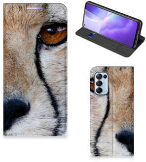 B2Ctelecom Hoesje OPPO Find X3 Lite Bookcase Cheetah