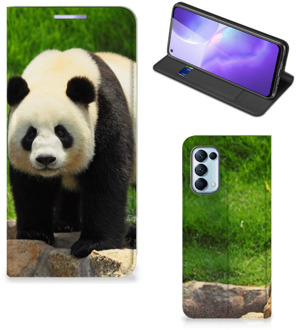 B2Ctelecom Hoesje OPPO Find X3 Lite Telefoontas Panda