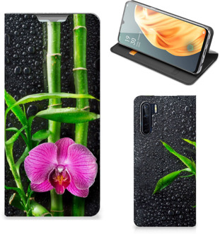 B2Ctelecom Hoesje OPPO Reno3 | A91 Wallet Bookcase Orchidee