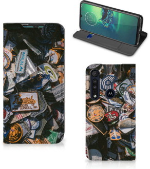 B2Ctelecom Hoesje Personaliseren Motorola G8 Plus Foto Cover Badges