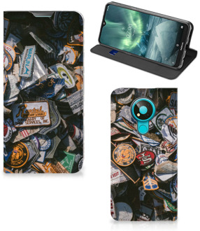 B2Ctelecom Hoesje Personaliseren Nokia 3.4 Foto Cover Badges